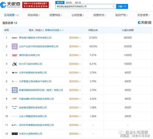 國(guó)創(chuàng)智能股權(quán)結(jié)構(gòu)塵埃落定，科大訊飛、海爾、方太等巨頭聯(lián)袂入股